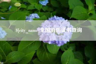 孟州全国消防证书查询