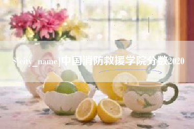 孟州中国消防救援学院分数2020