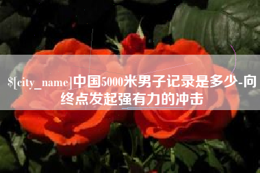 孟州中国5000米男子记录是多少-向终点发起强有力的冲击