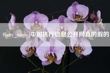 孟州中国执行信息公开网真的假的