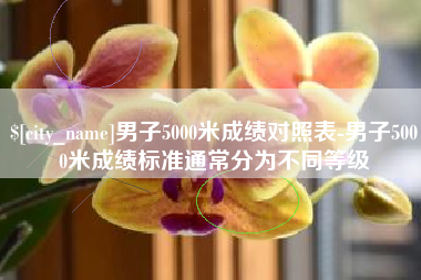 孟州男子5000米成绩对照表-男子5000米成绩标准通常分为不同等级