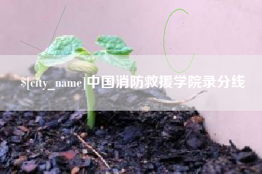 孟州中国消防救援学院录分线