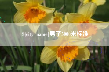 孟州男子5000米标准