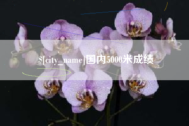 孟州国内5000米成绩