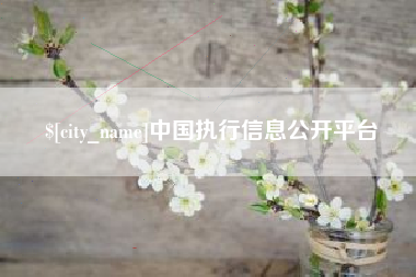 孟州中国执行信息公开平台
