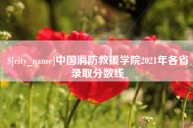 孟州中国消防救援学院2021年各省录取分数线