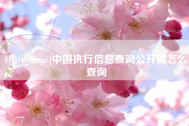 孟州中国执行信息查询公开网怎么查询