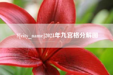 孟州2021年九宫格分解图