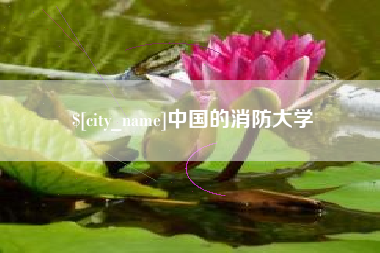 孟州中国的消防大学