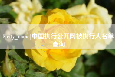 孟州中国执行公开网被执行人名单查询