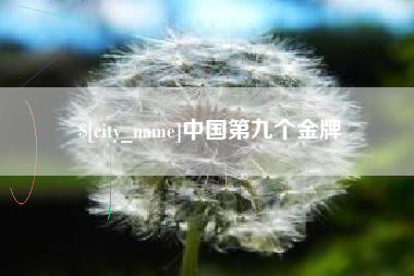 孟州中国第九个金牌