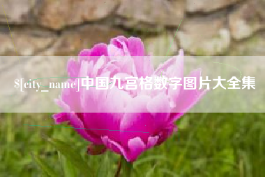 孟州中国九宫格数字图片大全集