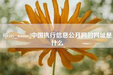 孟州中国执行信息公开网的网址是什么