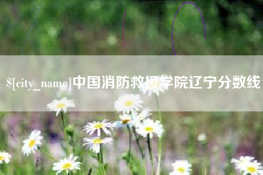 孟州中国消防救援学院辽宁分数线