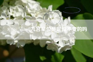 孟州九宫星位是定位不变的吗