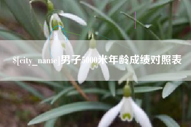孟州男子5000米年龄成绩对照表