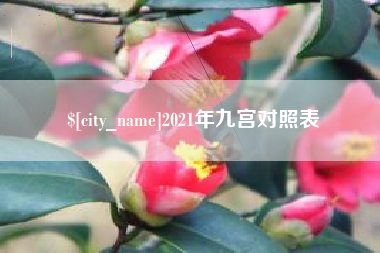 孟州2021年九宫对照表