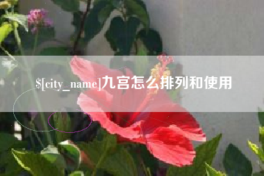孟州九宫怎么排列和使用