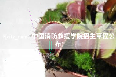 孟州中国消防救援学院招生章程公布!