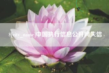孟州中国执行信息公开网失信